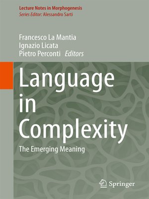 cover image of Language in Complexity